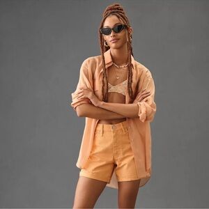 Hudson Devon High Rise‎ Boyfriend Short Size 29 Orange